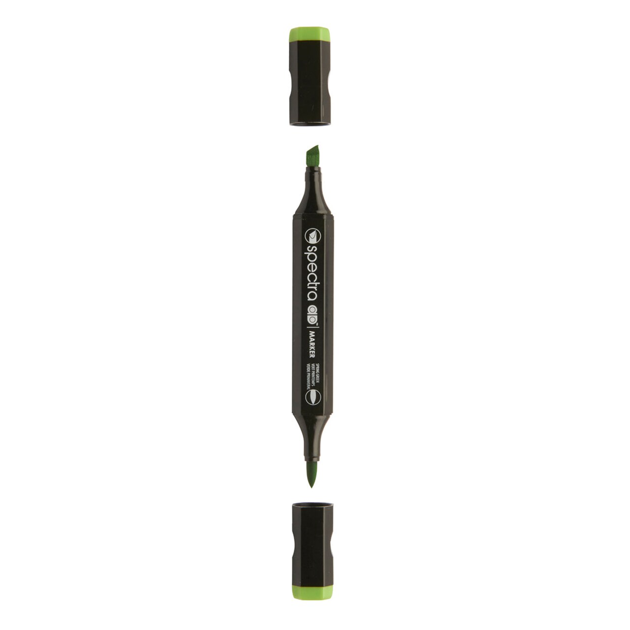 Spectra AD Marker, Tri-Nib & Brush Dual-Tip, Green Color Family